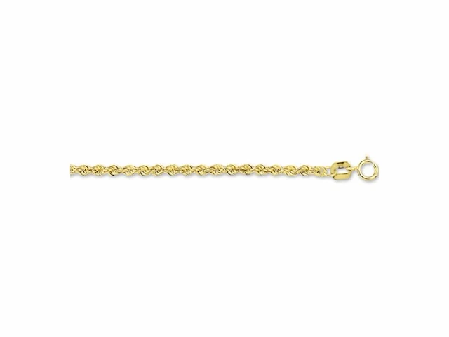 Marie celeste enkelbandje koord 2 0 mm goud - afbeelding 1 van  2