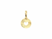Marie celeste hanger hart gediamanteerd - goud - afbeelding 1 van  1
