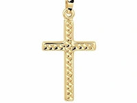 Marie celeste hanger kruis gediamanteerd - goud - afbeelding 1 van  1