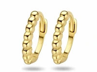 Marie celeste klapoorringen bolletjes 10 mm - goud - afbeelding 1 van  1