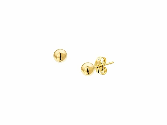 Marie celeste oorknoppen bol 3 mm goud - afbeelding 1 van  3