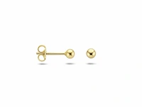 Marie celeste oorknoppen bol 3 mm goud - afbeelding 3 van  3