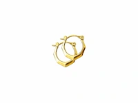 Marie celeste oorringen lapide 16 mm goud