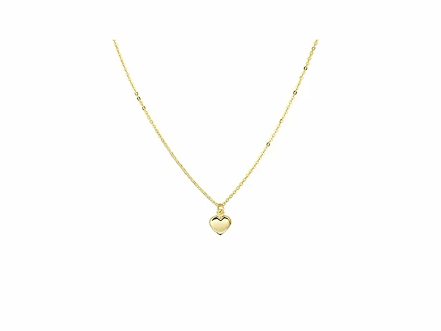 Marie-celeste sparkle14 ketting hart 1,0 mm 4245 cm goud - afbeelding 1 van  2