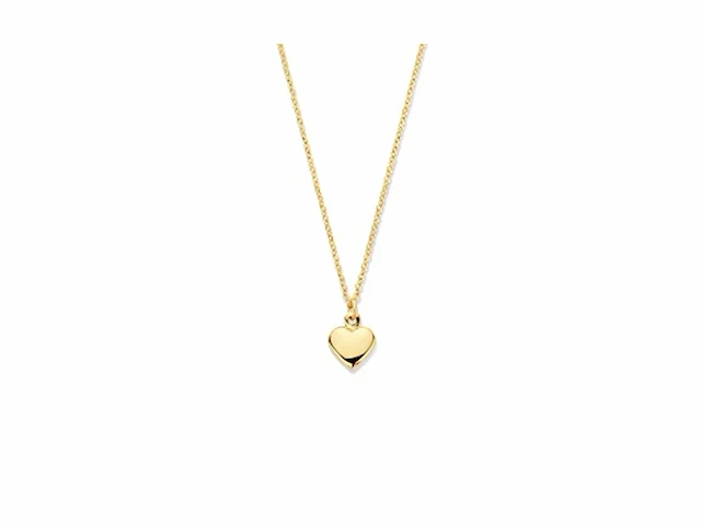 Marie-celeste sparkle14 ketting hart 1,0 mm 4245 cm goud - afbeelding 2 van  2