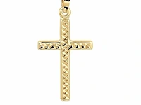 Marieceleste hanger kruis gediamanteerd goud - afbeelding 1 van  1