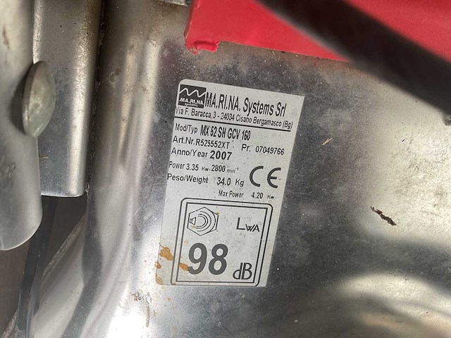 Ma.ri.na inox honda mx 52 sh gvc 160 - afbeelding 4 van  4