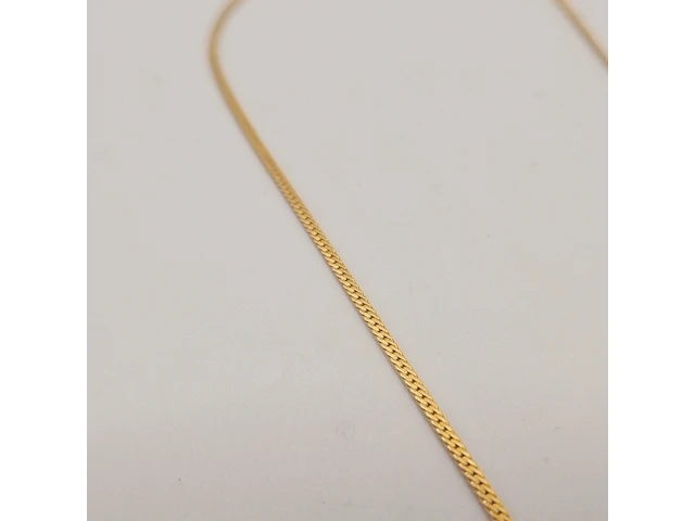 Mario valentino goldplated collier met steentjes - afbeelding 4 van  5