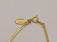 Mario valentino goldplated collier met steentjes - afbeelding 5 van  5