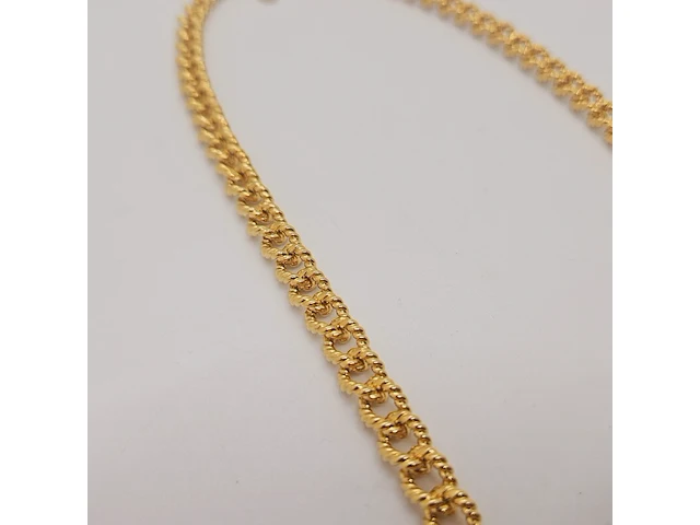 Mario valentino goldplated koningsketting - afbeelding 3 van  4