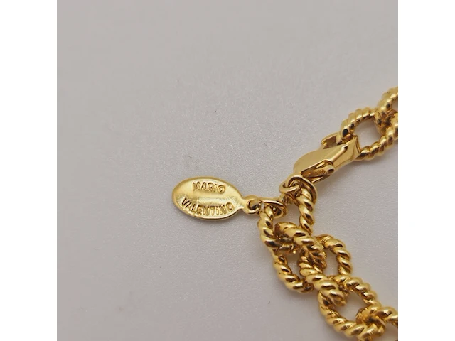 Mario valentino goldplated koningsketting - afbeelding 4 van  4