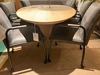 Mariu ovale eiken eetkamertafel - afbeelding 2 van  7