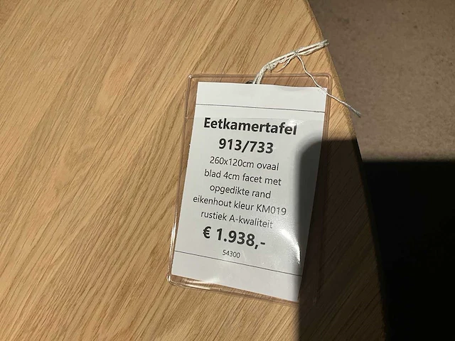 Mariu ovale eiken eetkamertafel - afbeelding 7 van  7