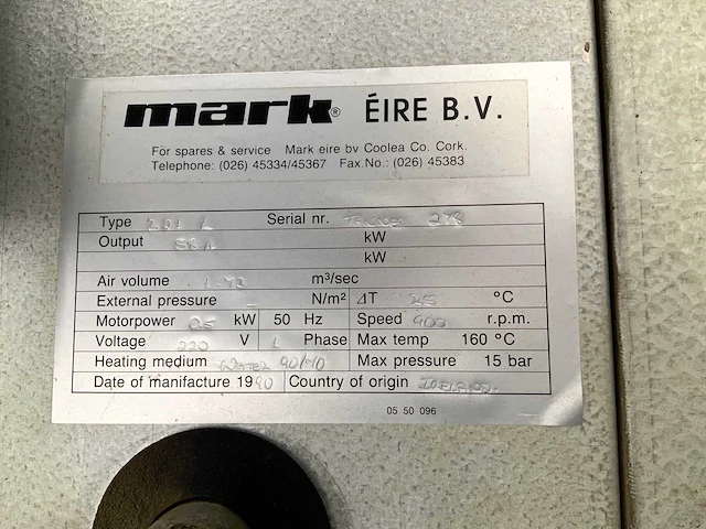 Mark 321s luchtverwarming - afbeelding 8 van  8