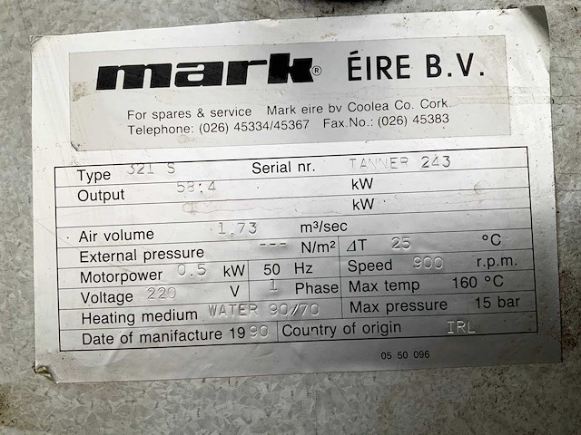 Mark 321s luchtverwarming - afbeelding 8 van  8