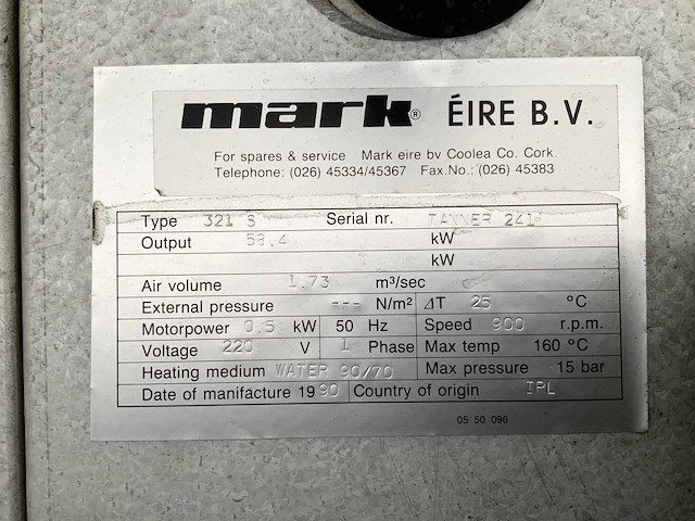 Mark 321s luchtverwarming - afbeelding 8 van  8
