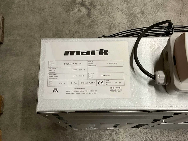 Mark ecofan w 42+ th recirculatieventilator - afbeelding 3 van  5