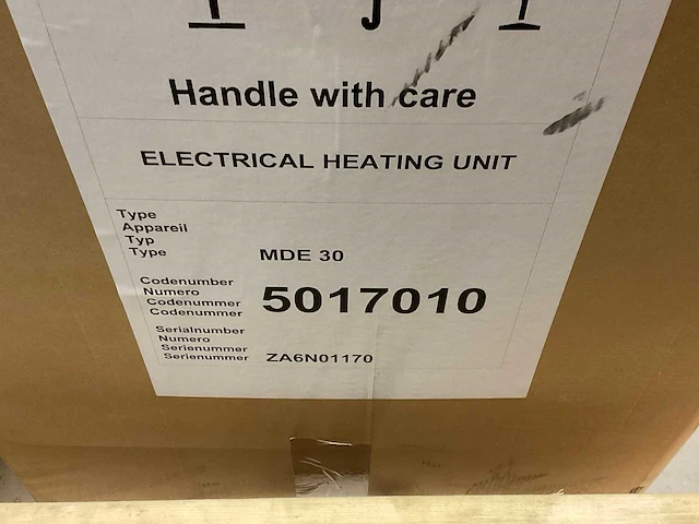 Mark mde30 elektrische luchtverwarmer - afbeelding 3 van  3