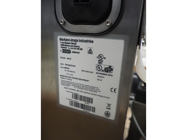 Markem-imaje - afbeelding 9 van  10