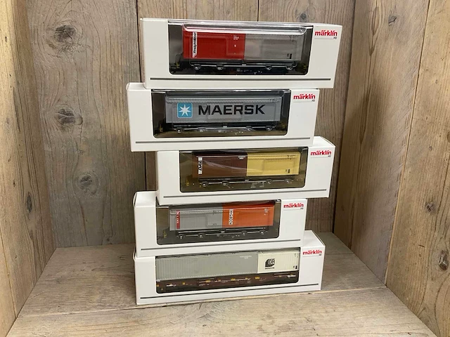 Märklin modeltreintjes (5x) - afbeelding 1 van  4