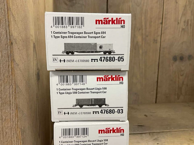 Märklin modeltreintjes (5x) - afbeelding 2 van  4