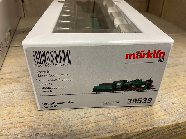 Märklin stoomlocomotief serie 81. 39539 modeltrein - afbeelding 3 van  4