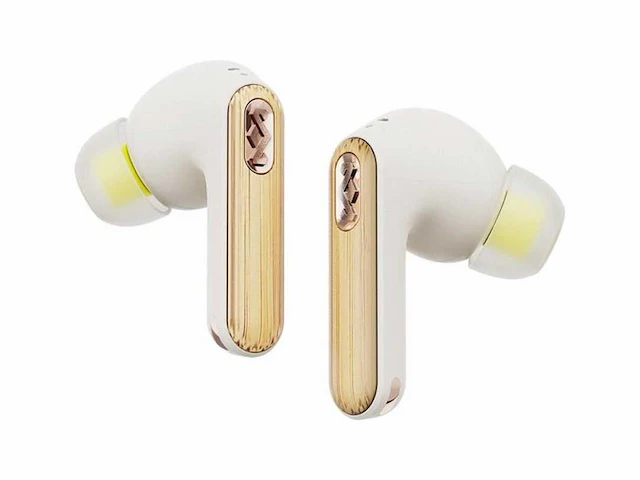 Marley redemption anc 2 bluetooth oordopjes - oortjes draadloos - 24 uur batterijduur - duurzaam - quick charge - noise cancelling - cream - afbeelding 1 van  2