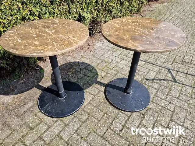 Marmer terrastafel - afbeelding 1 van  5
