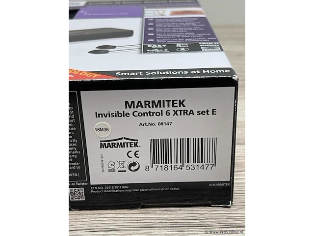 Marmitek invisible ir blaster remote extender type control 6 xtra set e - afbeelding 3 van  3