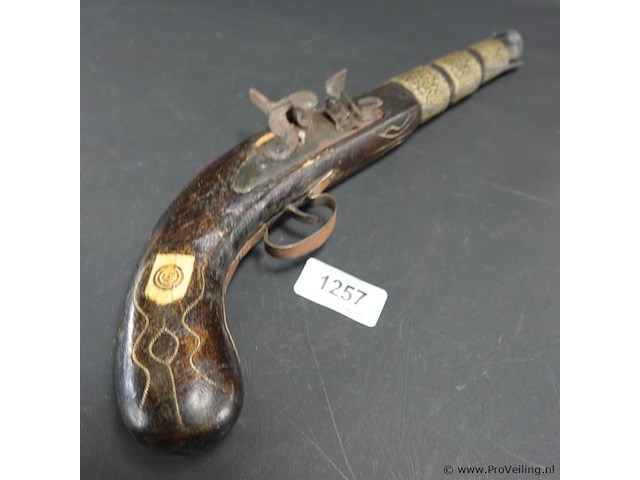 Marokkaans antiek pistool - afbeelding 2 van  5