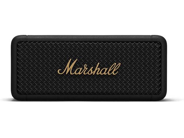 Marshall emberton - draadloze speaker - zwart en messing - afbeelding 1 van  1