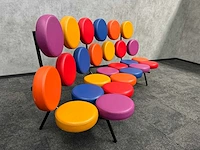 Marshmallow design sofa multicolor - afbeelding 8 van  13