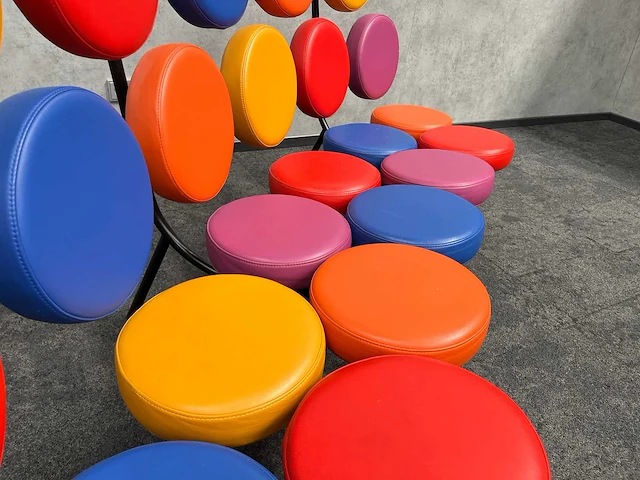 Marshmallow design sofa multicolor - afbeelding 10 van  13
