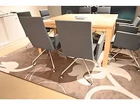 Martela - form - design vergader opstelling met 8 vergaderstoelen - afbeelding 6 van  8