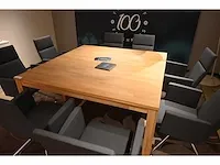 Martela - form - design vergader opstelling met 8 vergaderstoelen - afbeelding 7 van  8