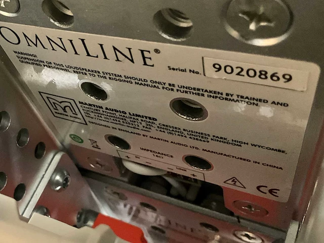 Martin audio omniline line array luidspreker-set - afbeelding 5 van  5