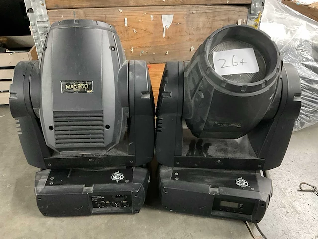 Martin mac 250 wash movinghead (2x) - afbeelding 3 van  10