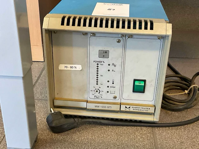 Martin walter mw 1000 gti ultrasoon generator - afbeelding 4 van  4