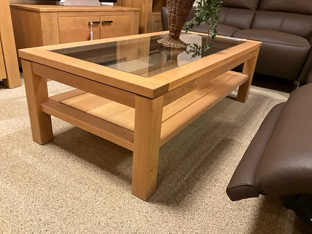 Maruna eiken salontafel - afbeelding 1 van  7