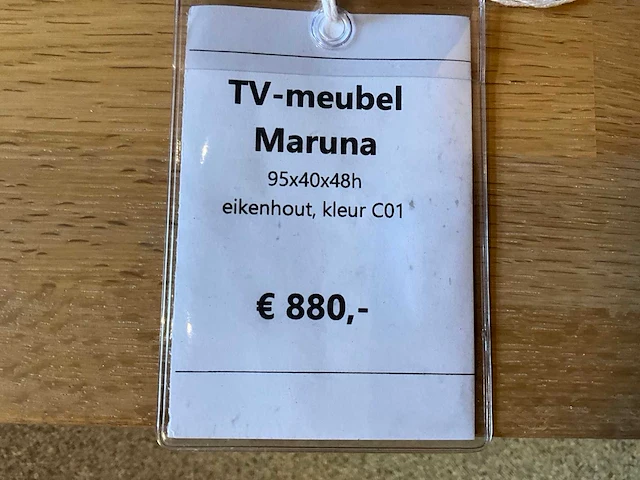 Maruna verrijdbaar eiken tv meubel - afbeelding 6 van  6