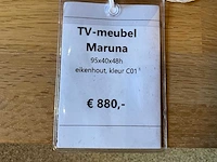 Maruna verrijdbaar eiken tv meubel - afbeelding 6 van  6