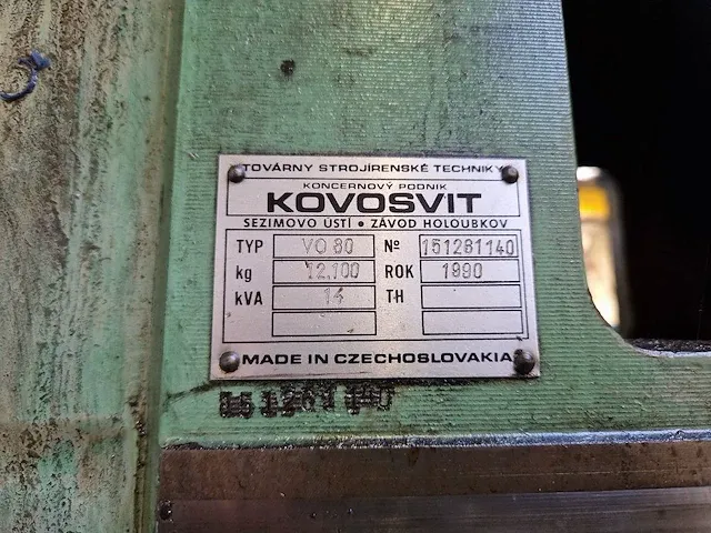 Mas - v 80 - radiaalboormachine - afbeelding 10 van  10