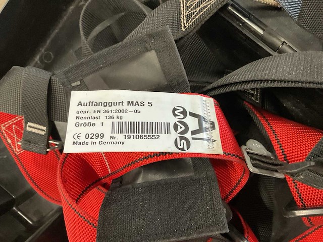 Mas 5 valbeveiliging harnas - afbeelding 2 van  2