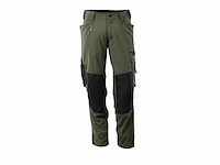 Mascotte broek met kniezakken, stretchstofbroek maat 82c46 mosgroen - afbeelding 1 van  1