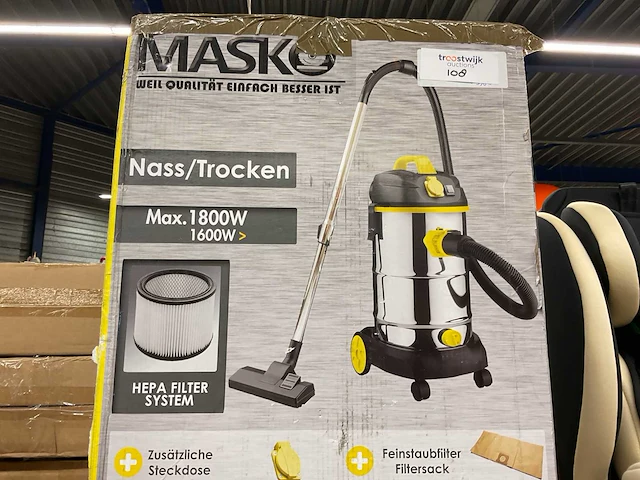 Masko industriële stofzuiger - afbeelding 2 van  3