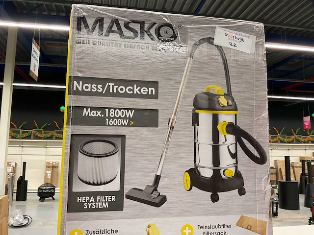 Masko industriële stofzuiger - afbeelding 2 van  3