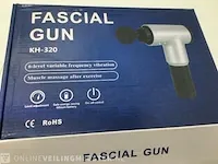 Massage gun rohs, kh-320, zwart/zilver - afbeelding 1 van  3