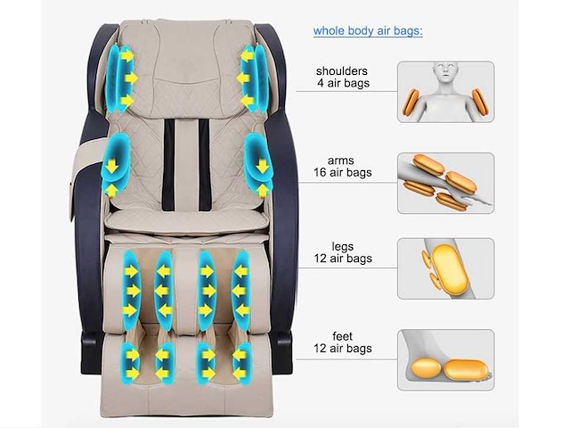 Massagestoel - vonato - mirago - zero gravity - afbeelding 2 van  21