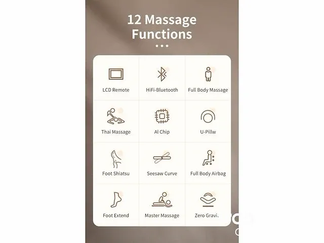 Massagestoel - afbeelding 4 van  15