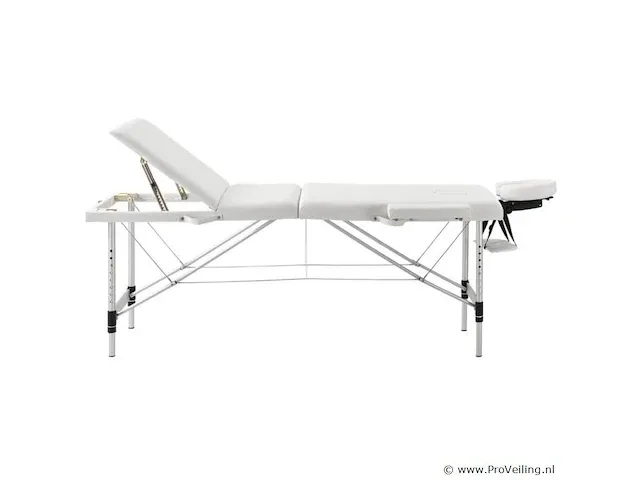 Massagetafel 3 zones wit - afbeelding 3 van  8